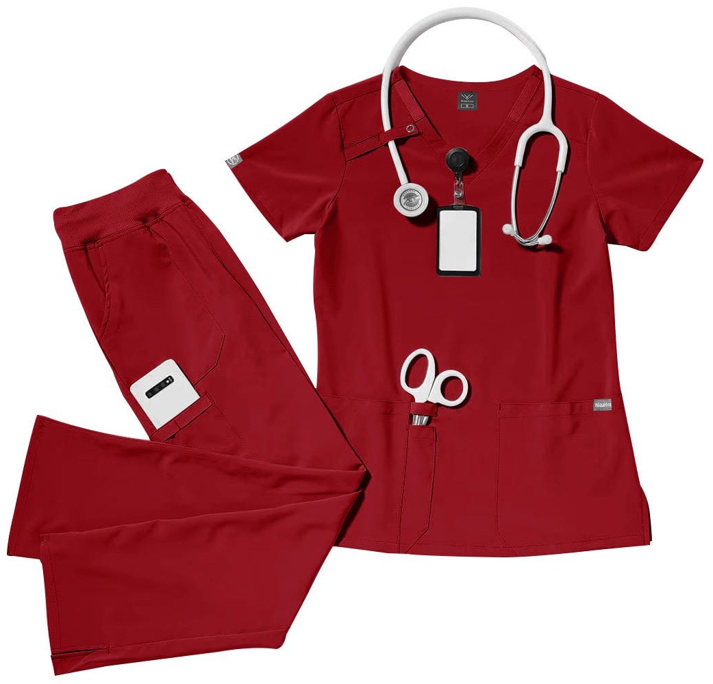 Спецодежда для женщин Qazaq Doctors красный