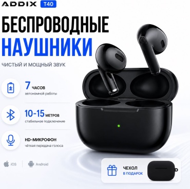 Наушники Addix T40 черный