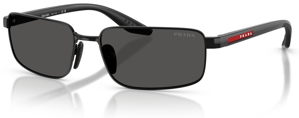 Prada солнцезащитные очки прямоугольные однотонные