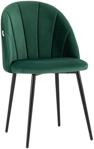 Стул SK Trade Логан SN, 87x50x41 см, черный, зеленый 1 шт.