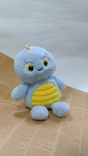 Мягкая игрушка 1TOY Дракошка, высота 25 см, голубой