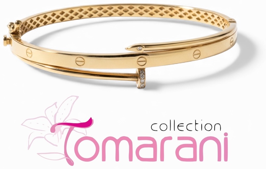 Tomarani collection TC_КартГвоздикБР_02 длина 18 см, вес 8.1 г золото, плетение обод