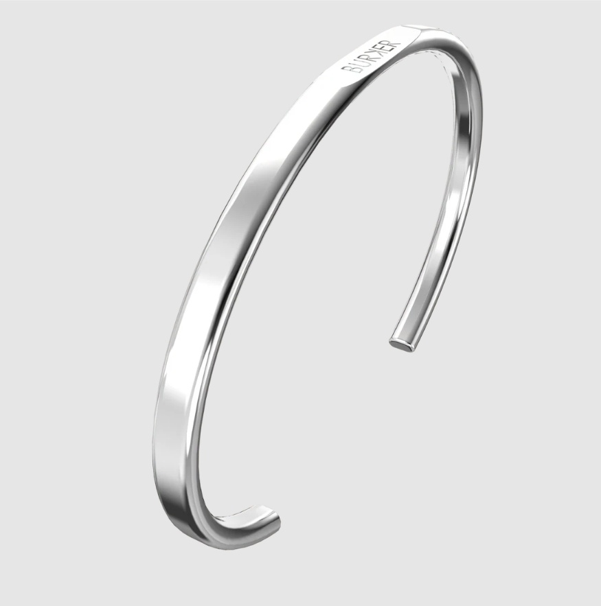 Burker Violet Bracelet silver burker длина 6 см нержавеющая сталь, без вставок
