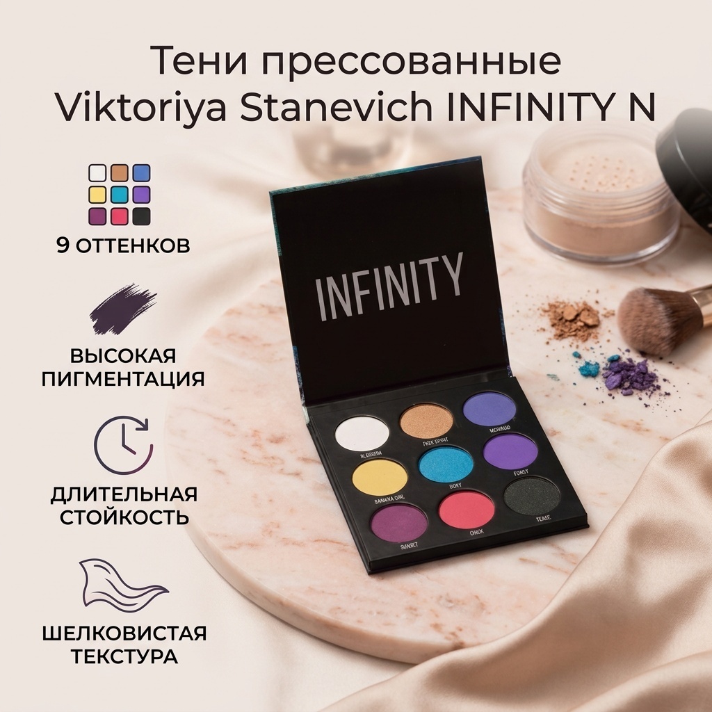 VIKTORIYA STANEVICH тени прессованные INFINITY N