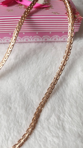 Цепь Fallon Jewelry длина 55 см медицинское золото без вставок