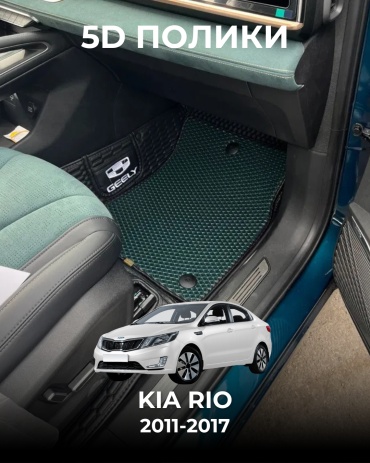 481209377 Kia Rio 2011-2017 зеленый, черный