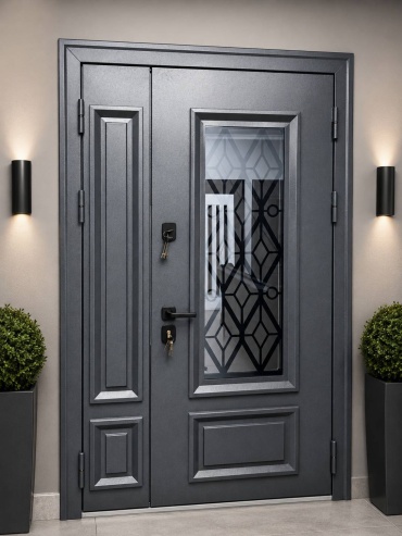 DoorProfi King 2050x1200 мм, железо, сталь, правая