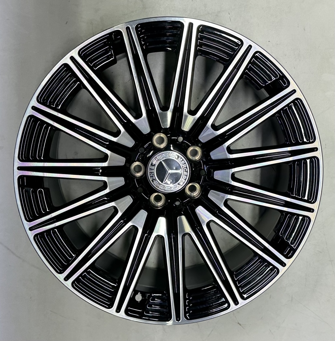 RS Х33 8.5/9.5x20/5x112 D66.6 ET36.43 4 диска черный, серебристый