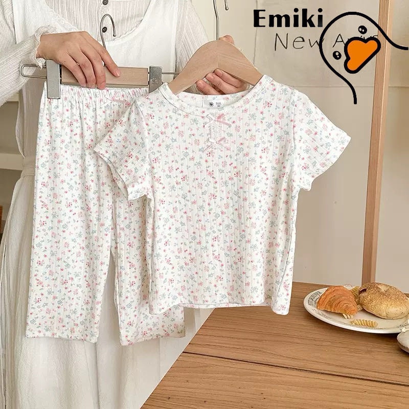 Пижама Emiki белый, бежевый