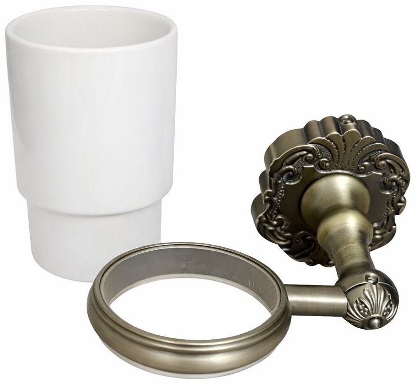 Bussy Lighting стакан 210158 2 шт, фарфор, нержавеющая сталь