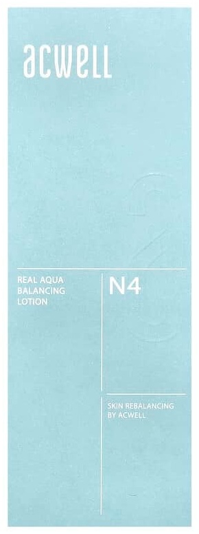 ACWELL лосьон Real Aqua, балансирующий лосьон для кожи, N4, 140 мл 140 мл
