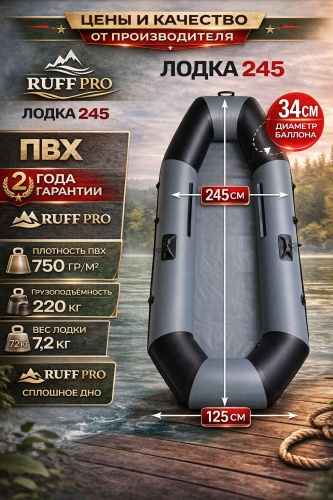 RUFF PRO 245 серый