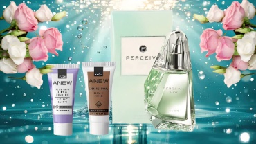 Avon Набор женской парфюмерии и косметики Perceive Dew & Anew набор по уходу за лицом и телом для женщин