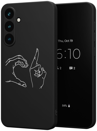 Чехол Mcover для Samsung S24 FE черный