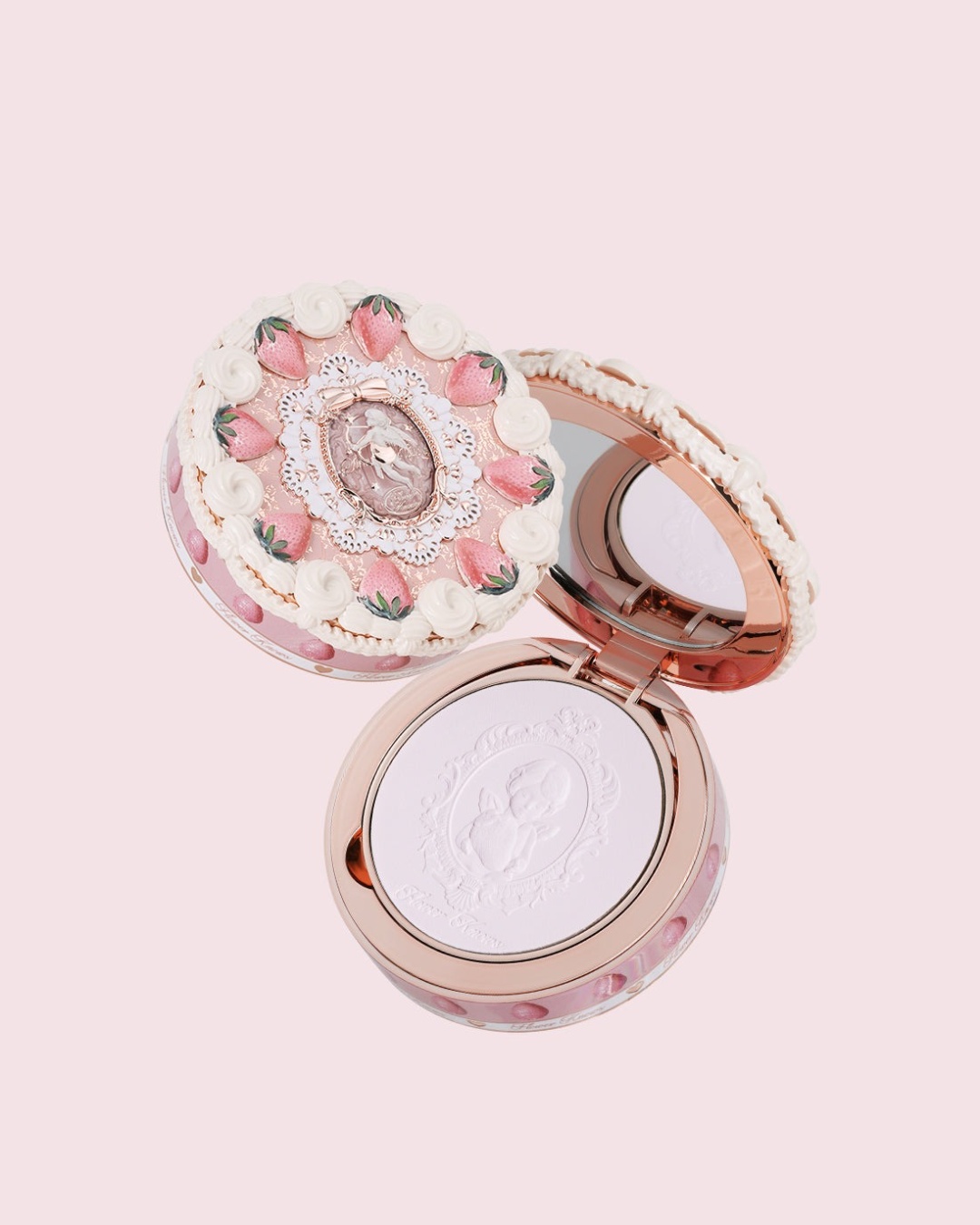 Пудра Flower Knows Strawberry Cupid сухая 01 Soft Lavender полупрозрачный