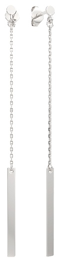 Серьги-цепочки Lucente Silver ZO-0390104.ZZ вес 1.46 г серебро, без вставок