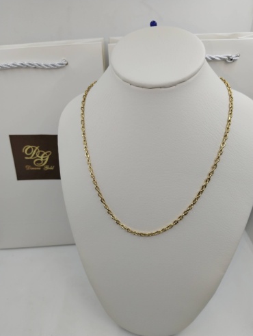 Dinara Gold NR 3060 длина 40 см, вес 4.06 г золото, плетение якорное
