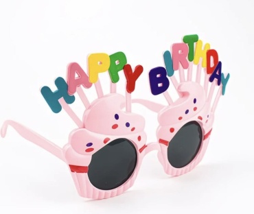 Birthday candles Glasses for her очки 1 шт