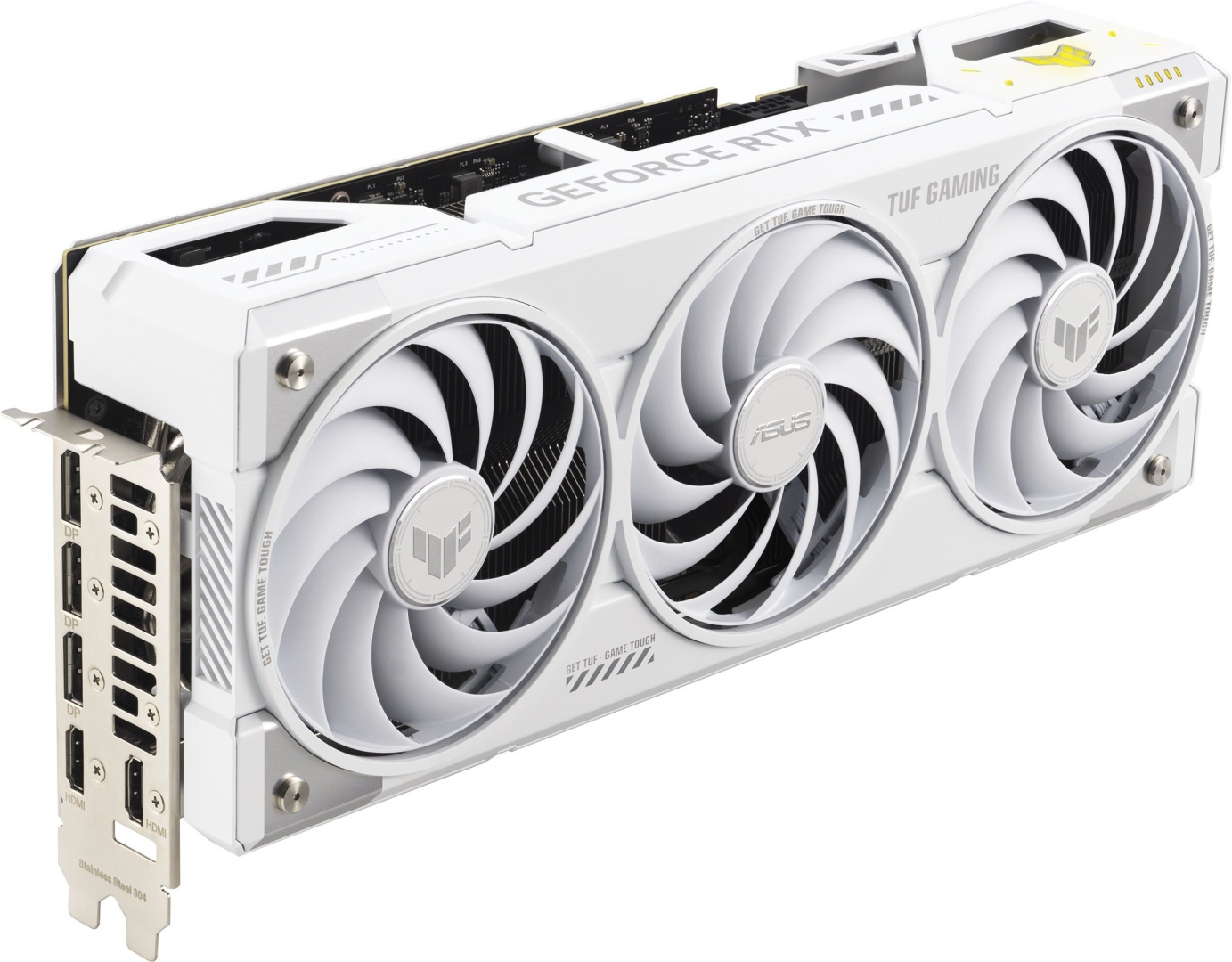 Видеокарта ASUS GeForce RTX 5070 Ti TUF OC BTF White 16 Гб