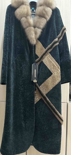 Шуба MODAQUEEN хаки