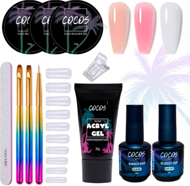 COCOS nail набор для наращивания ногтей 10 шт
