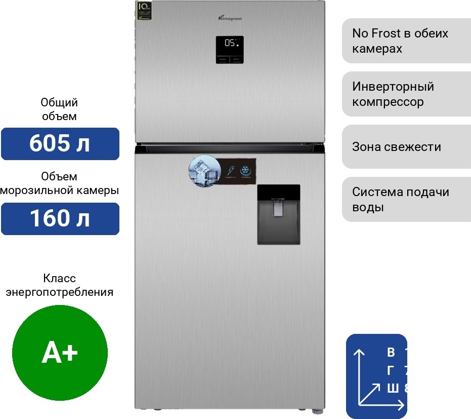 Almagreen Ag-TRF-605ID серый