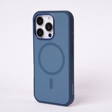 Чехол CABBEEN для Apple iPhone 16 Pro Max синий