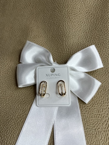 Серьги Xuping медицинская сталь, стразы