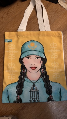 Сумка шоппер QAZAQ brand полиэстер желтый
