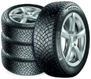 Continental IceContact 3 TA 255/55 R18 109 T с шипами + бесплатный шиномонтаж