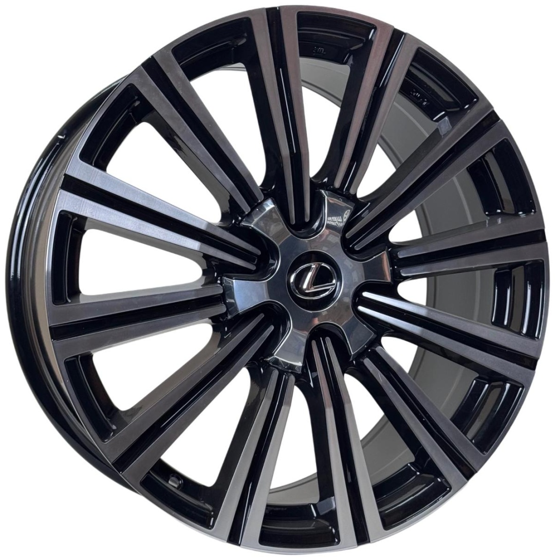 Wheels 5166DD 8.5x20/6x139.7 D106.1 ET25 4 диска черный, хром