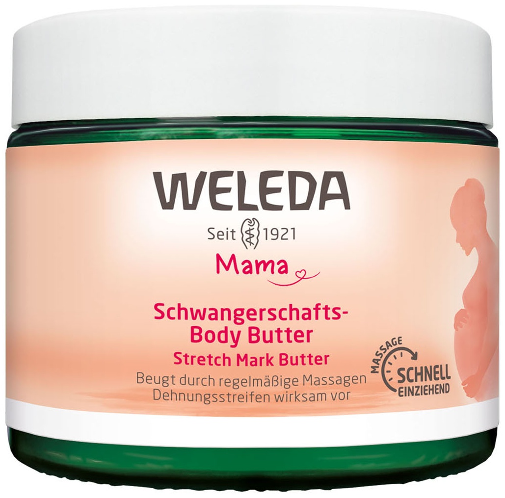 Weleda Крем-butter для профилактики растяжек/Cream-butter for the Prevention of Stretch Marks/150 мл крем 150 г