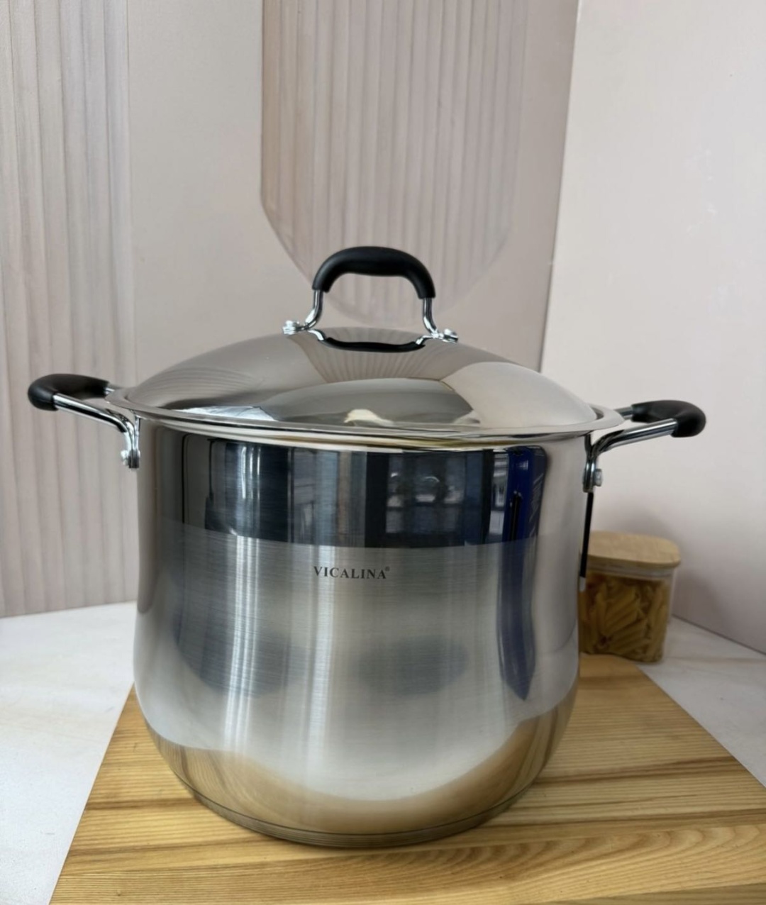 Кастрюля 15 л, Vicalina VL-30sm нержавеющая сталь