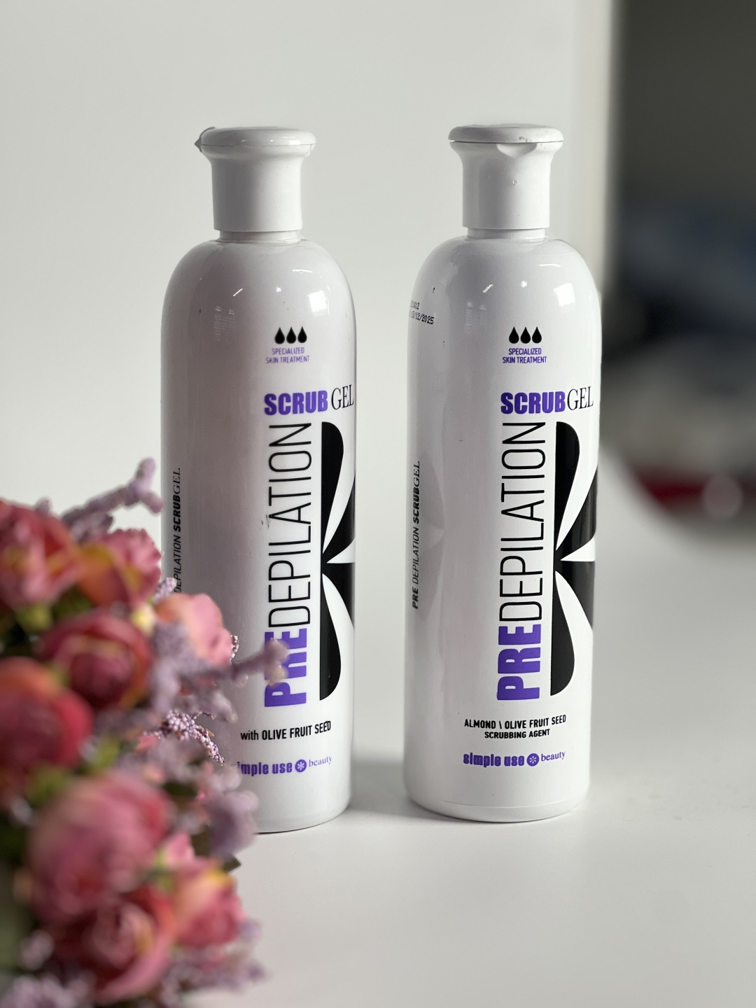 Simple Use Beauty гель-скраб перед депиляцией 400 мл