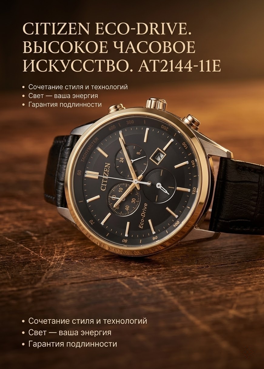 Кварцевые Citizen AT2144-11E сталь