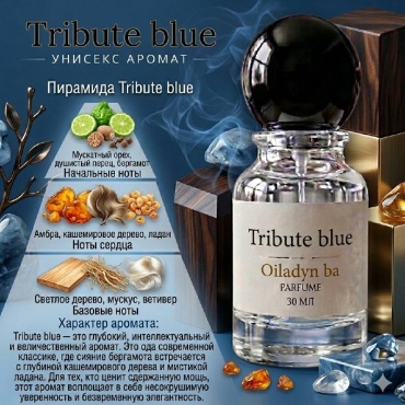 OIladynba Tribute Blue духи PARFUM 30 мл, унисекс