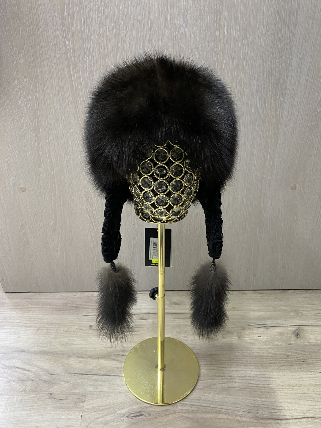 Шапка SemiFur размер 56, 57, 58, 59, коричневый