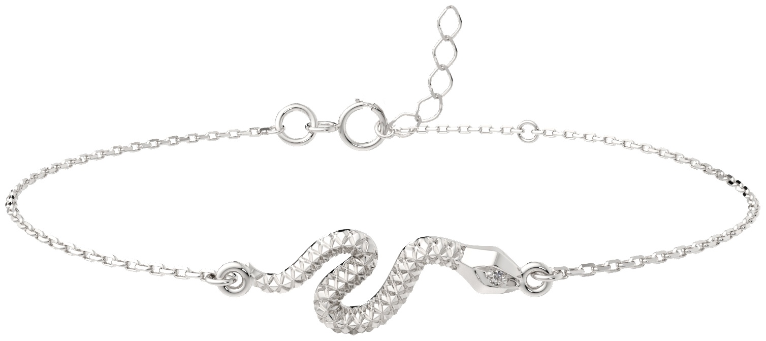 Lucente Silver ZO-06401625_18 длина 18 см, вес 1.38 г серебро, плетение фантазийное