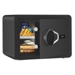 Сейф DELI ET540 ключевой, электронный замок (350х250х250 мм)