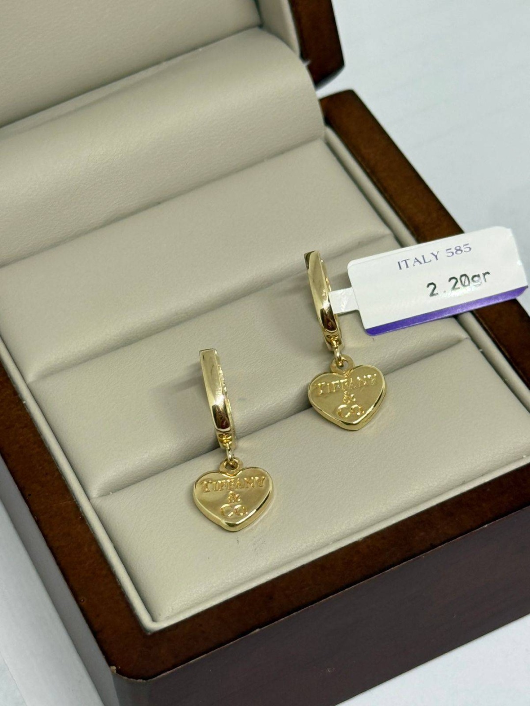 Серьги DARI GOLD 8484 вес 2.2 г золото, без вставок