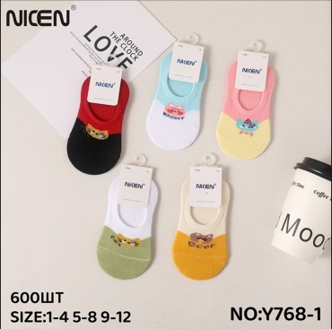 Следки Djos Socks Nc-Y768-5 10 пар мультиколор 8-12 лет