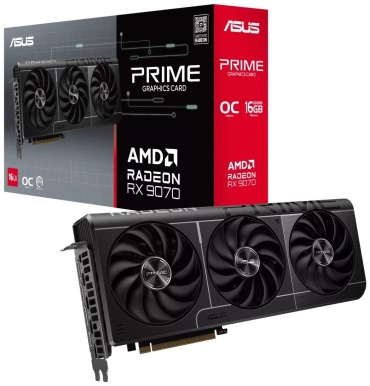 ASUS RX 9070 Prime OC Edition/PRIME-RX9070-O16G 16 Гб