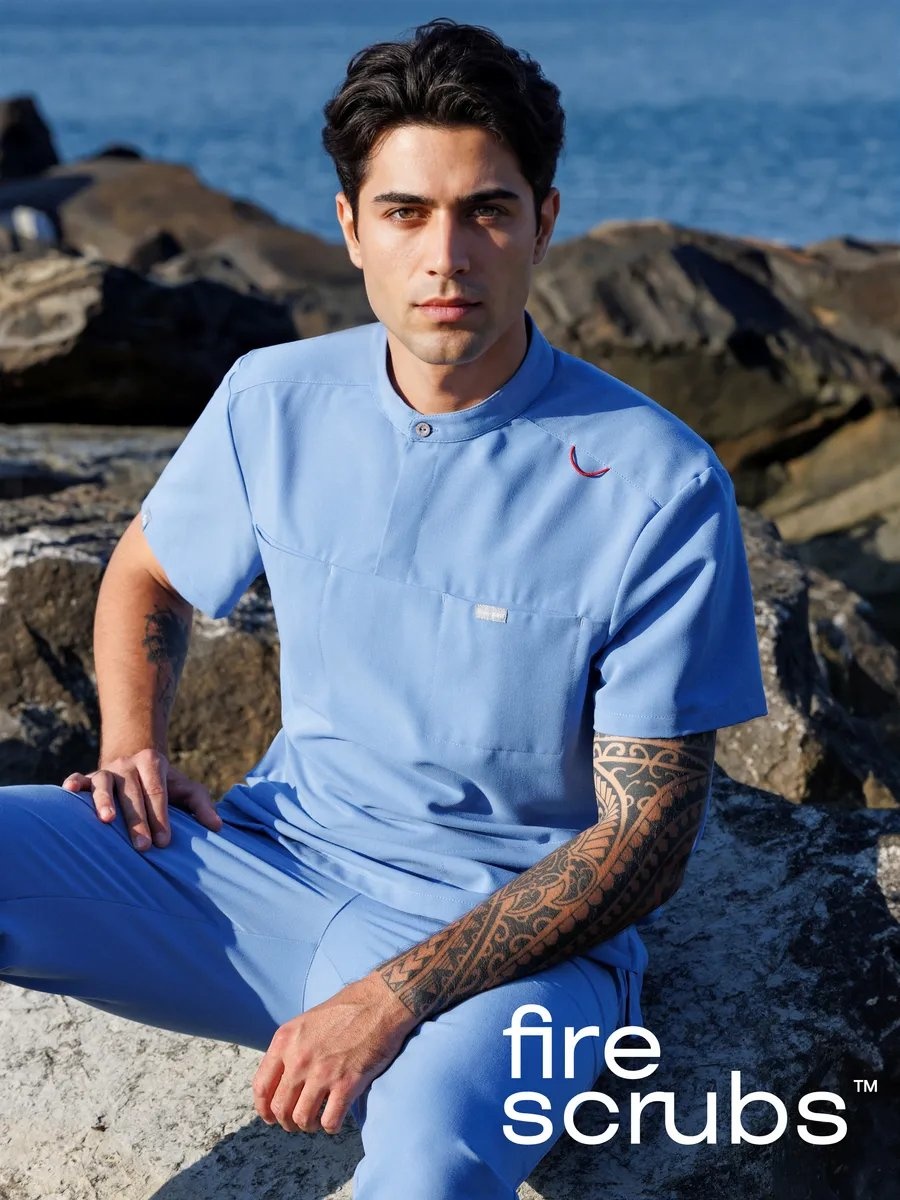 Спецодежда для мужчин Fire Scrubs голубой
