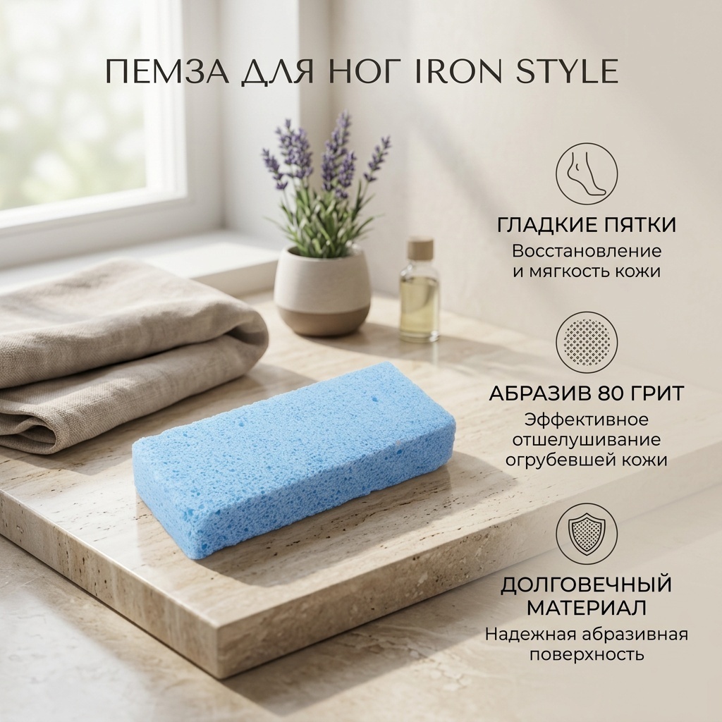 Iron Style пемза для ног XS-2340 80 грит 1 шт