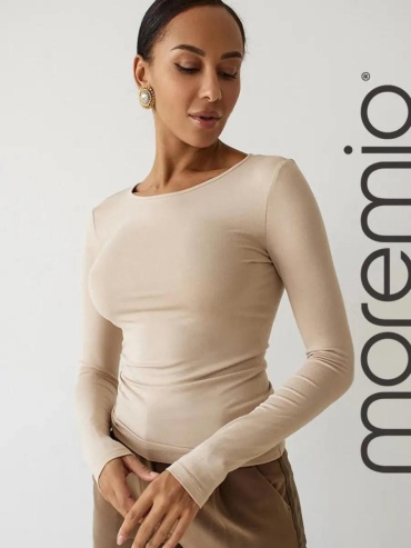 Лонгслив Moremio розовый