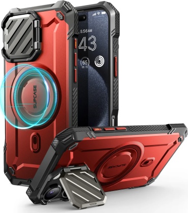 Чехол SUPCASE для Apple iPhone 16 Pro Max красный