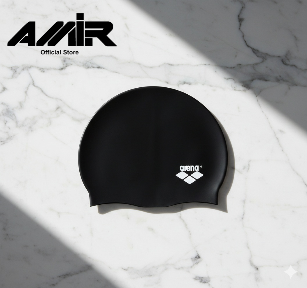 Шапочка ARENA Classic Silicone 91662 черный
