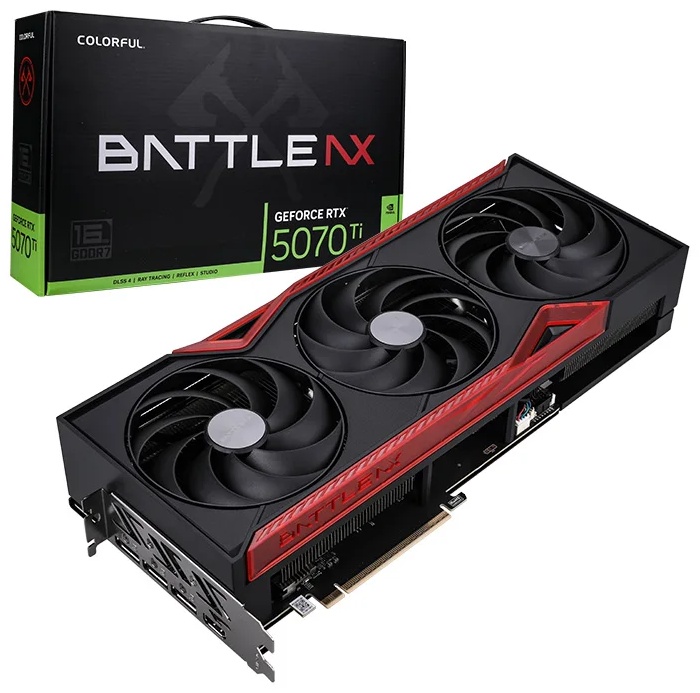 Видеокарта Colorful GeForce RTX 5070 Ti Battle AX 16GB 16 Гб