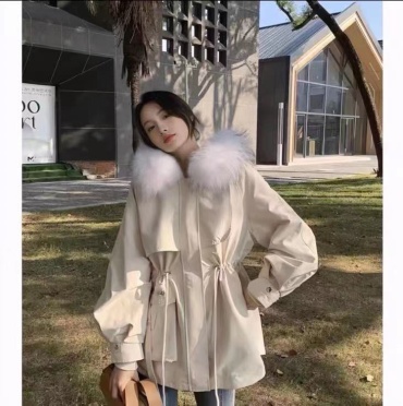 Парка 121JOY белый, серебристый