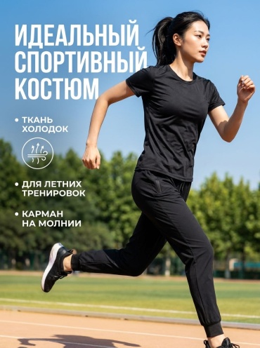 Спортивный костюм JLS черный